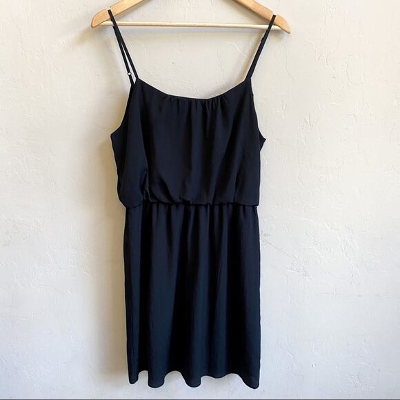 Aqua Black Sleeveless Little Black Dress Large - Picture 1 of 5